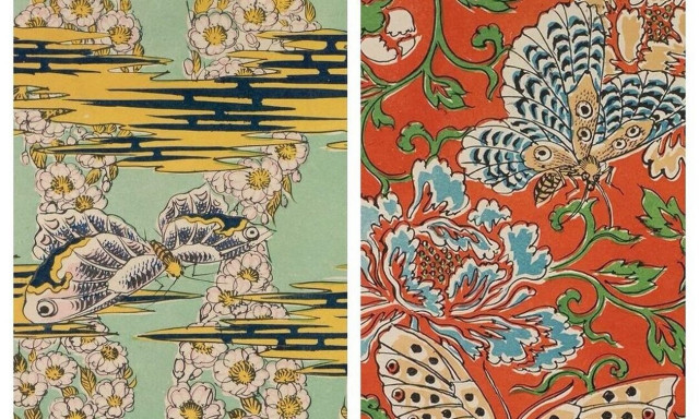 Σε κοινή χρήση, μοτίβα με πεταλούδες του Yuho Tanaka