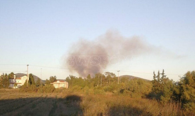 Φωτιά τώρα στον Σχοινιά - Τρίτη πυρκαγιά μέσα σε λίγες ημέρες δίπλα στο κωπηλατοδρόμιο