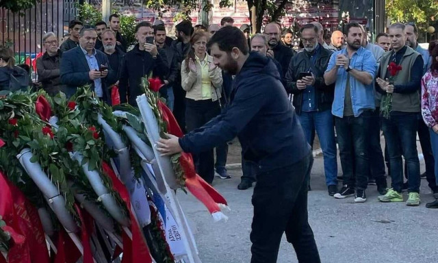 Πολυτεχνείο: Στα δύο Κασσελάκης και Νεολαία του ΣΥΡΙΖΑ - Χωριστά και στην πορεία