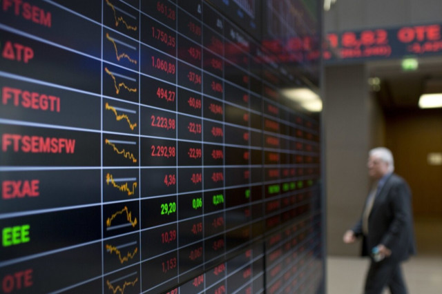 Greek stocks end higher