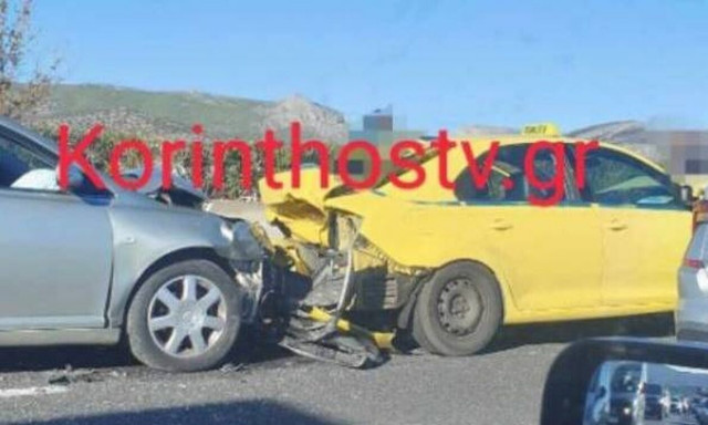 Καραμπόλα τριών αυτοκινήτων στην Αθηνών - Κορίνθου στο ύψος των Μεγάρων