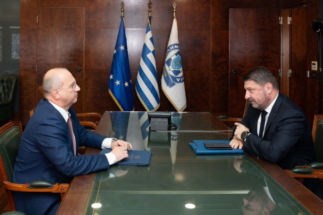 Συνάντηση Οικονόμου-Χαρδαλιά: Η εμπέδωση του αισθήματος ασφάλειας στο επίκεντρο