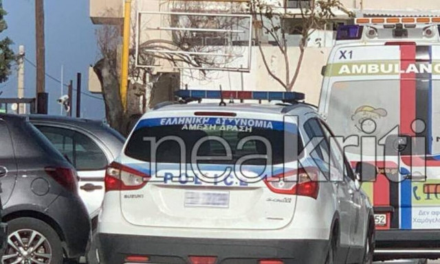 Ηράκλειο: Η στιγμή που μαθητής Γυμνασίου μεταφέρεται  στο νοσοκομείο