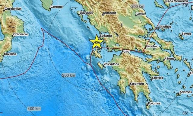 Σεισμός τώρα στη Λευκάδα