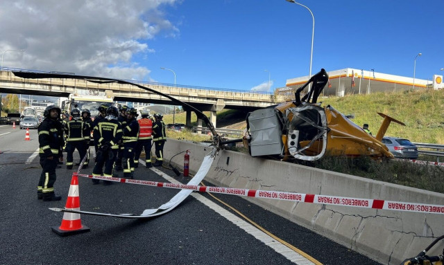 Μαδρίτη: Συντριβή ελικοπτέρου σε περιφερειακό δρόμο