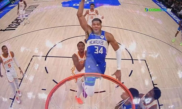 NBA: Κυρίαρχος και με triple double ο Αντετοκούνμπο - Διέλυσαν τους Χοκς οι Μπακς (vid)