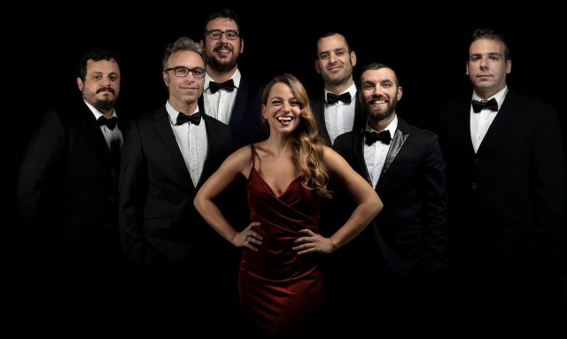 Οι The Speakeasies Swing Band για ένα χριστουγεννιάτικο πάρτι στο Gazarte