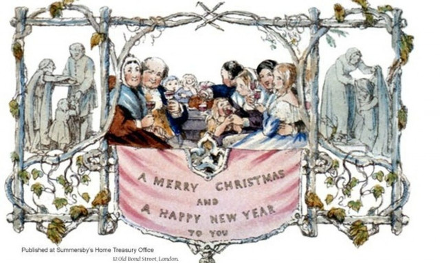 Η ιστορία της πρώτης χριστουγεννιάτικης κάρτας