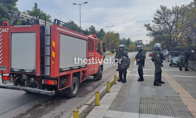 Θεσσαλονίκη: Επίθεση με μολότοφ σε διμοιρίες των ΜΑΤ