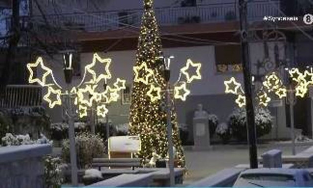 Καιρός: Στα λευκά «vτύθηκαν» Χορτιάτης και τα ορεινά της Χαλκιδικής