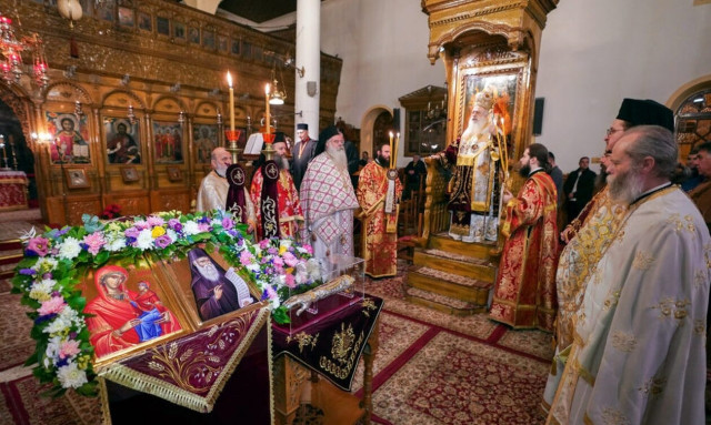 Νάουσα: Πρώτος κοινός εορτασμός της Αγίας Άννης και του Οσίου Γερασίμου του Υμνογράφου