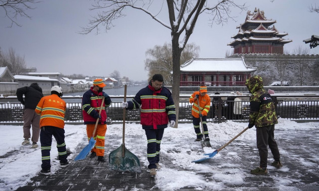 Κίνα: Το πρώτο χιόνι κάλυψε το Πεκίνο – Η θερμοκρασία αναμένεται να πέσει στους -20 βαθμούς Κελσίου