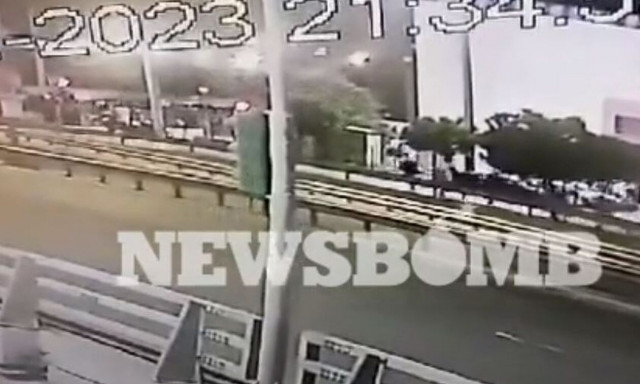 Ρέντη: Βίντεο-ντοκουμέντο από τη στιγμή που οι χούλιγκαν ρίχνουν τη φωτοβολίδα