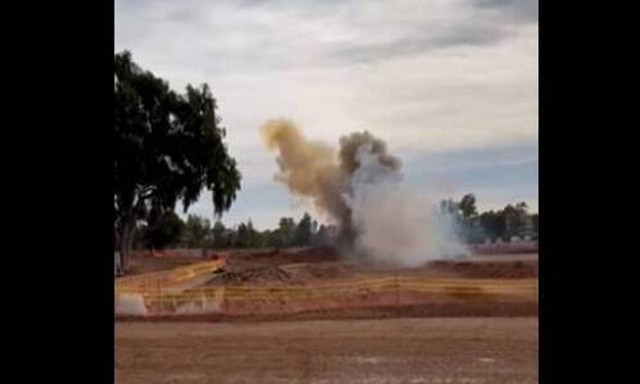 Εξουδετερώθηκε η βόμβα στο Ελληνικό - Δείτε την ελεγχόμενη έκρηξη (vid)