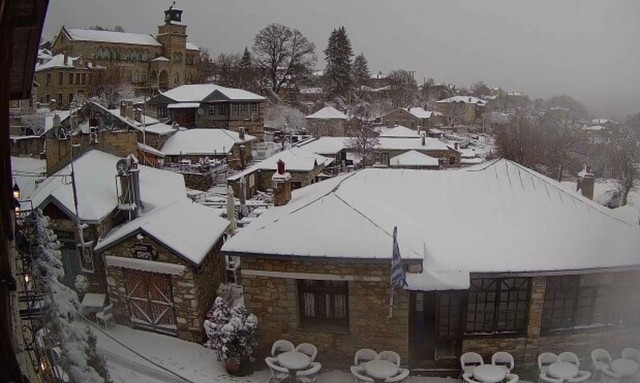 Καιρός: Στα λευκά πολλές περιοχές της ορεινής Μακεδονίας - Ψυχρή εισβολή και χιονοπτώσεις