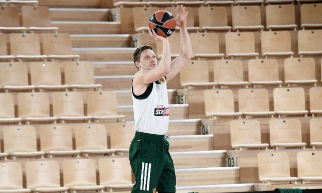 EuroLeague, Παναθηναϊκός AKTOR: Ετοιμοπόλεμος ο Γκριγκόνις, προπονήθηκε στο Μονακό (pics)