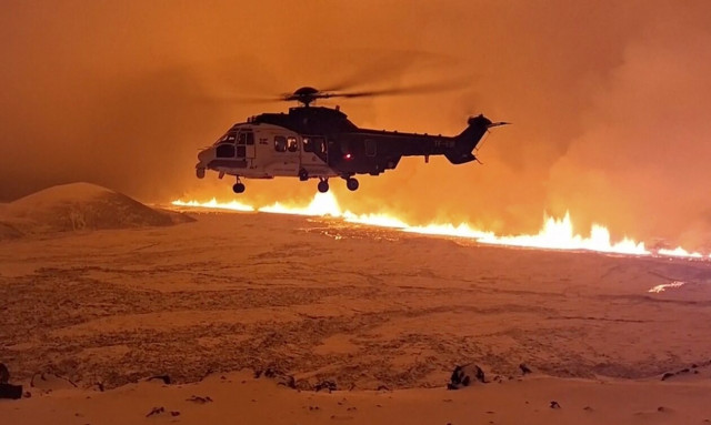 «Κόλαση» φωτιάς στην Ισλανδία: Η στιγμή της έκρηξης του ηφαιστείου - Σκηνικό αποκάλυψης