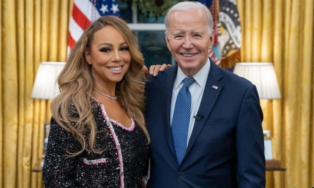 Μαράια Κάρεϊ: Με τα παιδιά της στον Λευκό Οίκο – Η φωτογραφία δίπλα στον Τζο Μπάιντεν