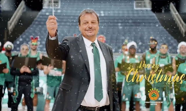 Παναθηναϊκός AKTOR: Τα «πράσινα» κάλαντα των παικτών με… μαέστρο τον Εργκίν Αταμάν (video)