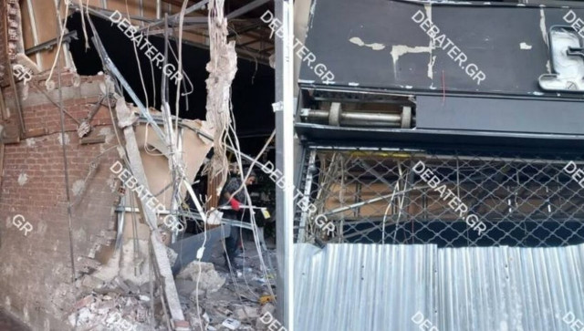 SOS εκπέμπουν οι μαγαζάτορες στον Πειραιά που υπέστησαν ζημίες από την έκρηξη της βόμβας (pics)