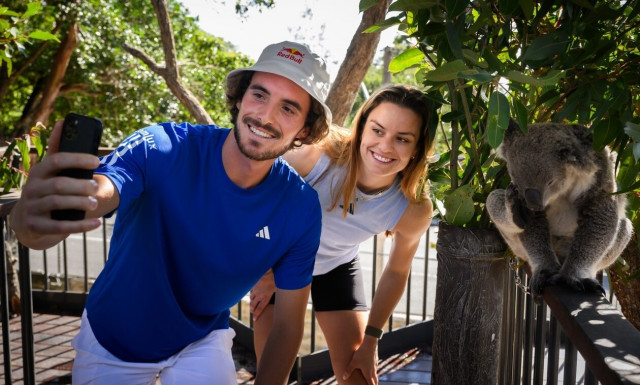 Στέφανος Τσιτσιπάς - Μαρία Σάκκαρη: Χαλάρωσαν πριν το United Cup σε ζωολογικό πάρκο