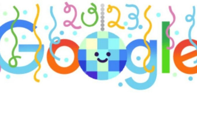 Η Google αποχαιρετά το 2023 με ένα γιορτινό doodle