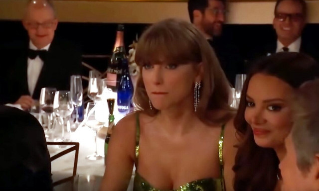 Χρυσές Σφαίρες: Δεν της άρεσε το αστείο… Η δολοφονική ματιά της Τέιλορ Σουίφτ στον παρουσιαστή