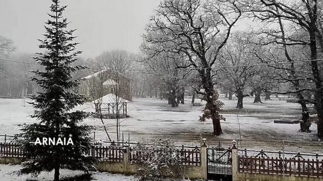 Χιόνια στις ορεινές περιοχές της Χαλκιδικής - Πού χρειάζονται αλυσίδες