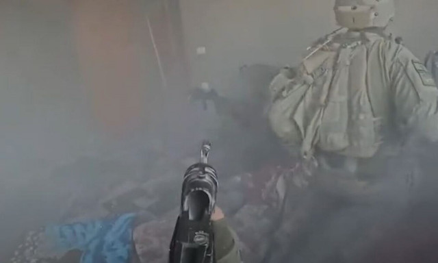 Βίντεο από τις μάχες σε διαμέρισμα της Γάζας