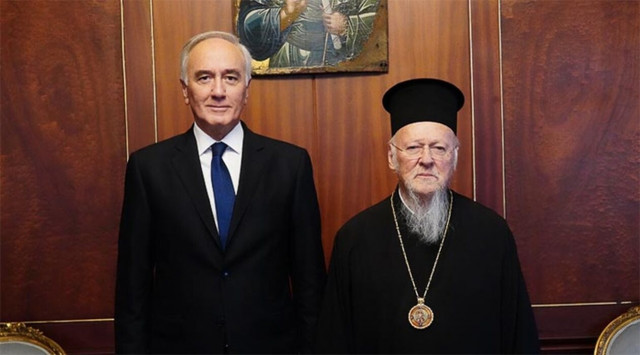 Οικουμενικό Πατριαρχείο: Τον Βαρθολομαίο επισκέφθηκε ο νέος πολιτικός διοικητής του Αγίου Όρους