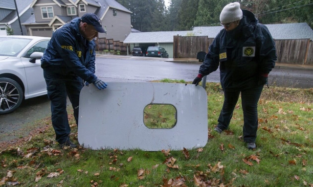 To τμήμα που αποκολλήθηκε από αεροσκάφος της Boeing