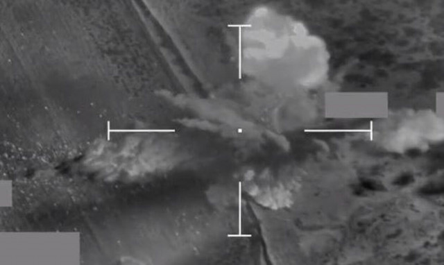 Υεμένη: Η στιγμή που το βρετανικό Typhoon χτυπά κτήριο των Χούθι (vid)