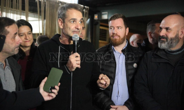 Στο Γαλάτσι ο Κυριάκος Μητσοτάκης - «Θα συνεχίσουμε να στηρίζουμε τα εισοδήματα των πολιτών» (pics)