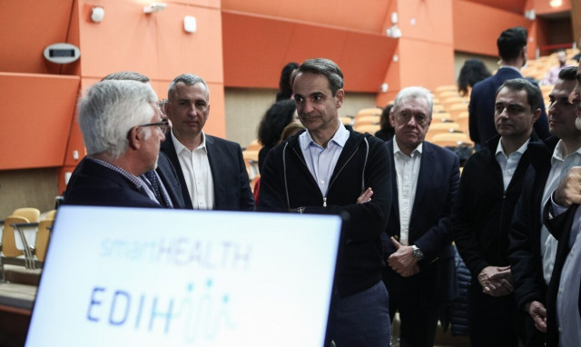 Στον «Δημόκριτο» ο Κυριάκος Μητσοτάκης - «Έξυπνο» κτήριο θα στεγάσει την τεχνητή νοημοσύνη [vid]