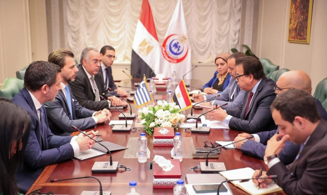 Όμιλος Ιατρικού Αθηνών: Συνάντηση Αποστολόπουλου με τον πρωθυπουργό της Αιγύπτου