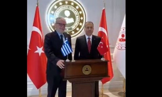 Στυλιανίδης - Γερλίκαγια: Συζήτησαν τρόπους συνεργασίας για την παράνομη μετανάστευση