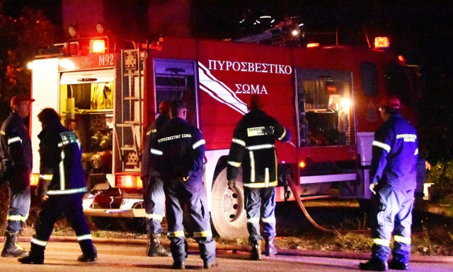 Φωτιά σε χώρο του Μεγάρου Μαξίμου: Ισχυρή κινητοποίηση της Πυροσβεστικής