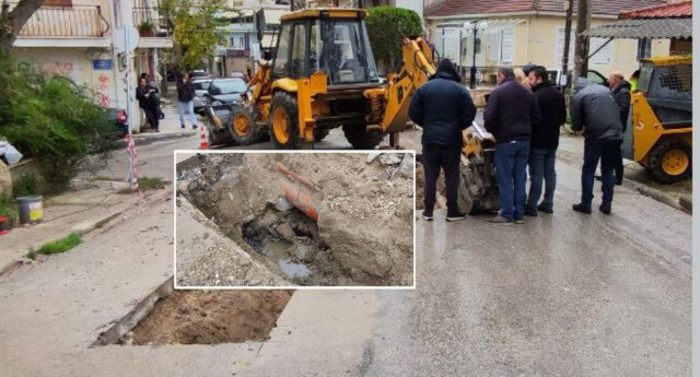 Ζάκυνθος: Κοντά στην αποκατάσταση της βλάβης στον αγωγό ύδρευσης – Πάρθηκαν δείγματα για ανάλυση
