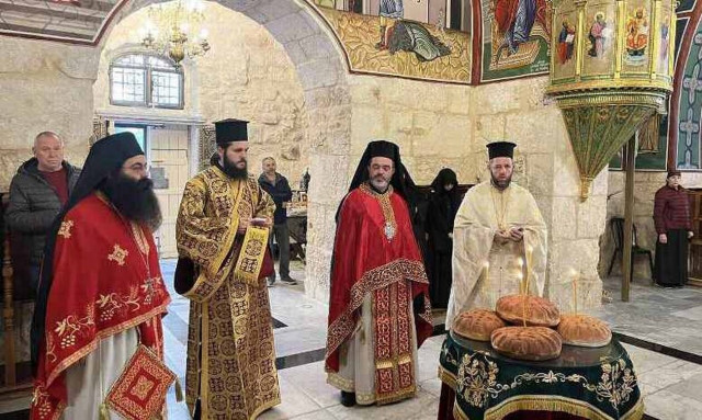 Η εορτή της Σύναξης του Τιμίου Προδρόμου στο Πατριαρχείο Ιεροσολύμων (vid)