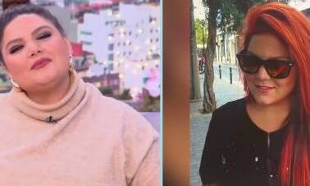 Η Δανάη Μπάρκα στα 17 της με κόκκινα μαλλιά