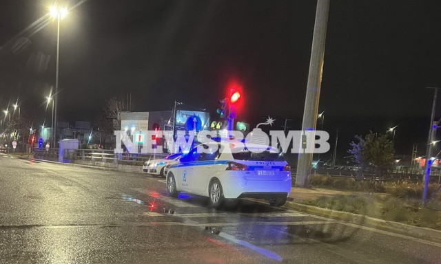 Καοκαιρία Avgi: Ισχυρή παρουσία της αστυνομίας στο κόμβο Καλυφτάκη