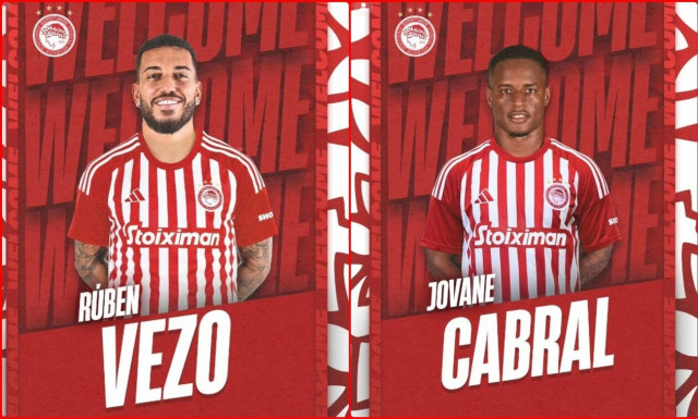 Μεταγραφές, Ολυμπιακός: Εκρηκτικό φινάλε - Ανακοίνωσε Βέζο και Καμπράλ