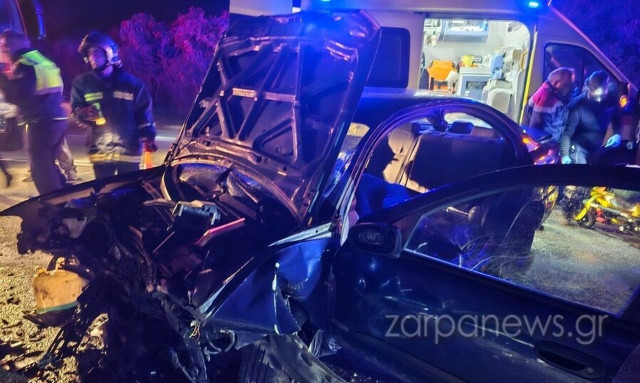 Τραγωδία στην Κρήτη: Σοβαρό τροχαίο με δύο νεκρούς στα Χανιά