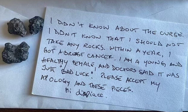 Η κατάρα της Πομπήιας: Γυναίκα έκλεψε πέτρες και διαγνώστηκε με καρκίνο - Η απίστευτη ιστορία