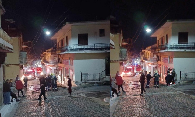 Διδυμότειχο: Φωτιά σε σπίτι στο κέντρο της πόλης – Καταστράφηκε ο ημιώροφος, ζημιές και στο ισόγειο