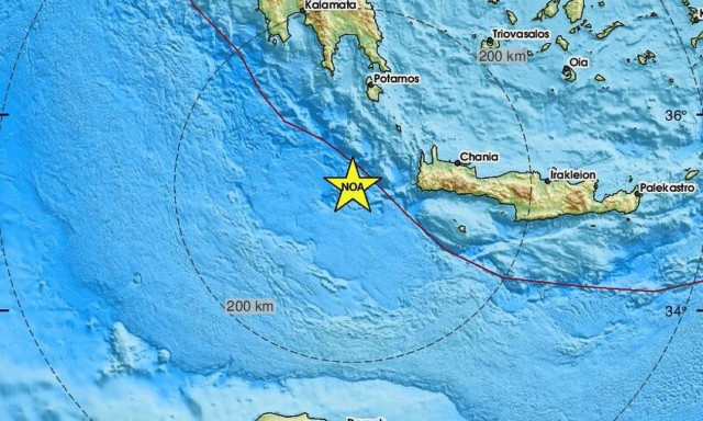 Σεισμός δυτικά της Κρήτης (pics)