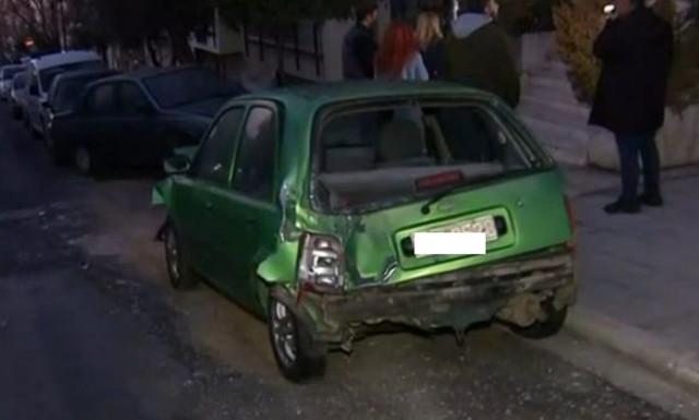 Θεσσαλονίκη: «Τρελή πορεία» λεωφορείου παρέσυρε αυτοκίνητα