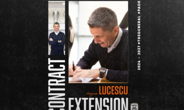 ΠΑΟΚ: Υπέγραψε νέο συμβόλαιο ο Ράζβαν Λουτσέσκου