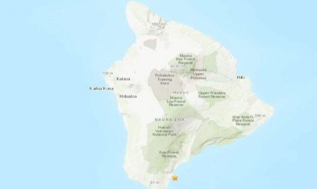 Χαβάη: Σεισμός 5,7 Ρίχτερ στην περιοχή Νααλέχου