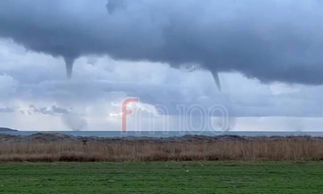 Λήμνος: Υδροστρόβιλοι στο νησί μετά την κακοκαιρία